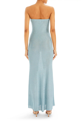 SKY BLUE Narissa Strapless Midi Dress 