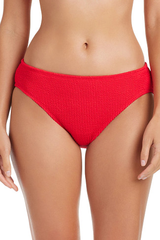 RED Pucker Up Hipster Bikini Bottom