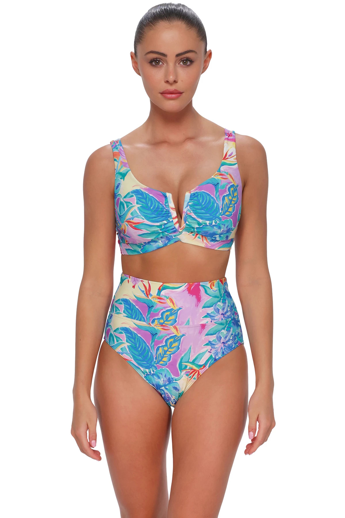 ALOHA VISTA Vienna V-Wire Bikini Top (D+ Cup) image number 1