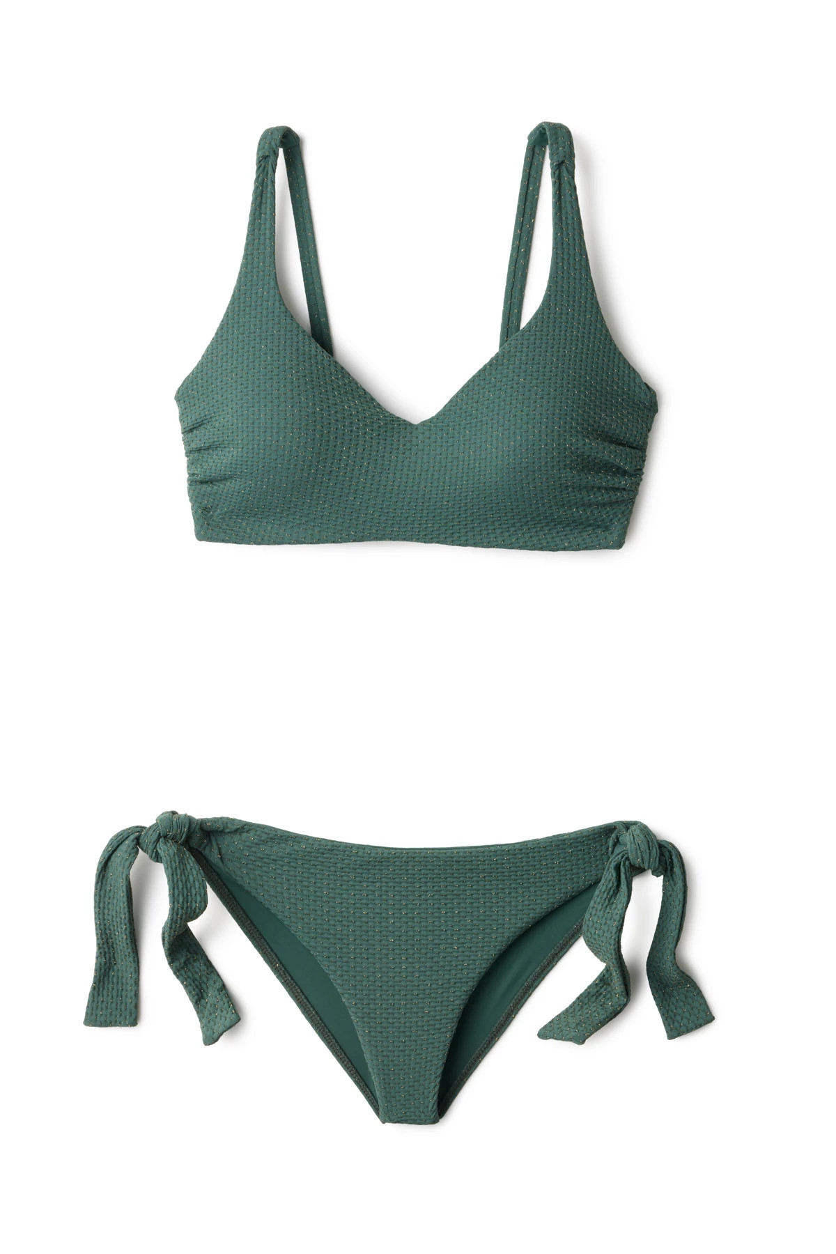 SEA GREEN Casey Bralette Bikini Top image number 3