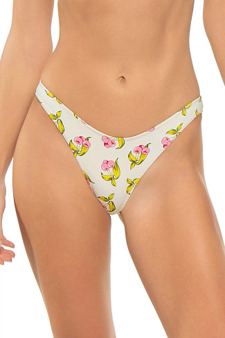 CHERRY PICKED Dove Brazilian Bikini Bottom