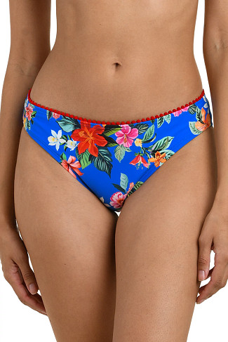 MULTI Picot Trim Hipster Bikini Bottom