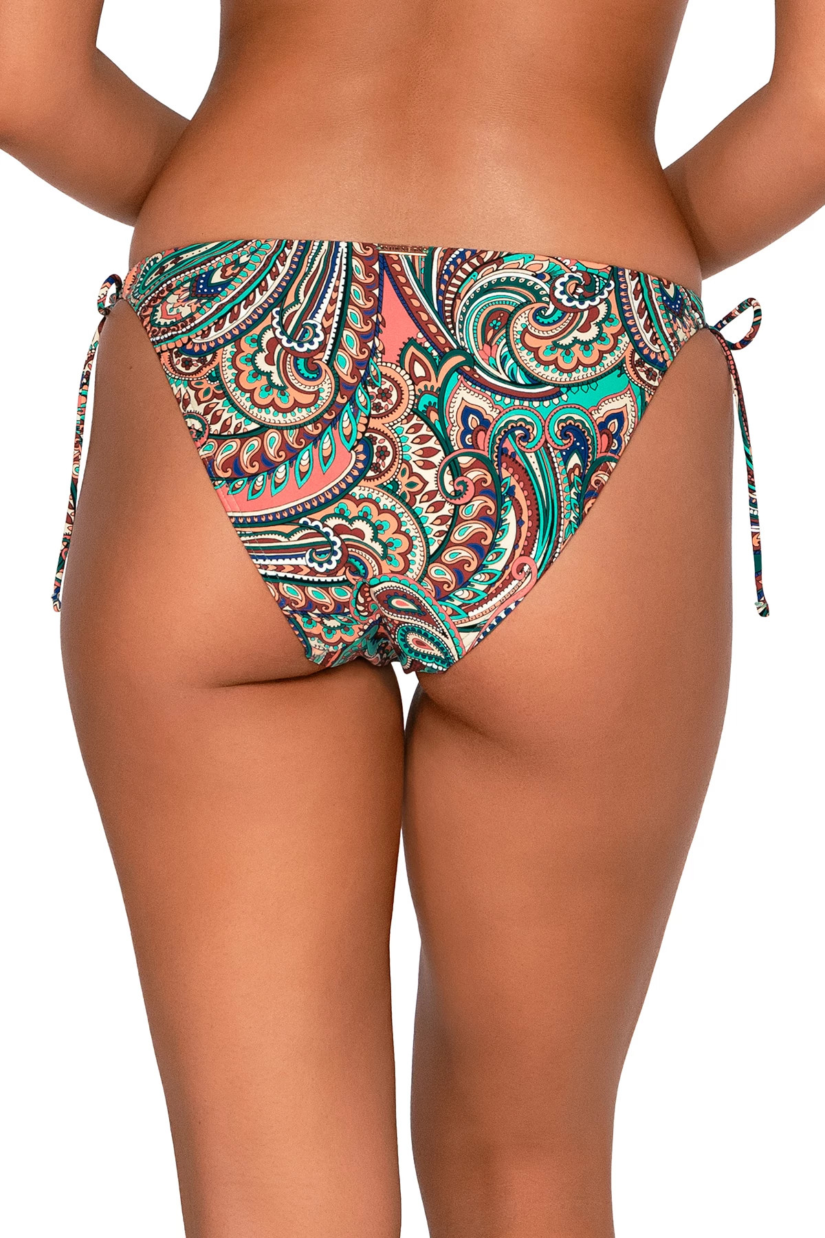 ANDALUSIA Everlee Tie Side Hipster Bikini Bottom image number 2