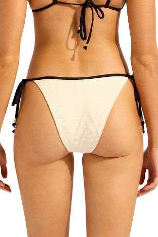 ECRU Brazilian Tie Side Bikini Bottom