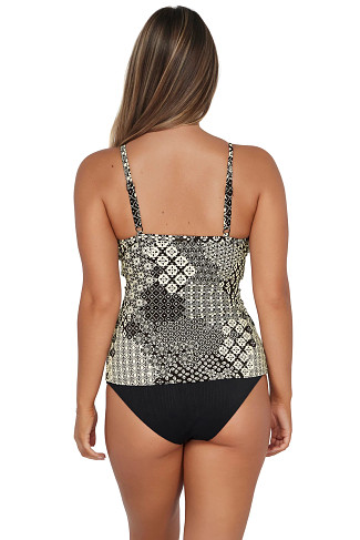 VENICE SEAGRASS TEXTURE Forever Underwire Tankini Top (E-H Cup)