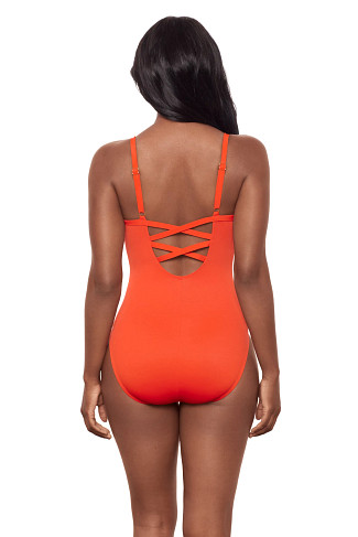 ARANCIO Captivate Underwire Surplice One Piece Swimsuit