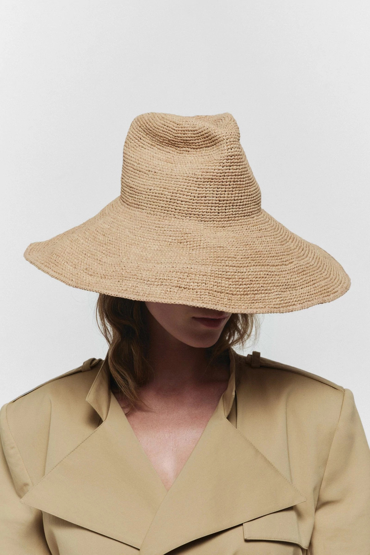 SAND Waverly Raffia Wide Brim Panama Hat image number 3