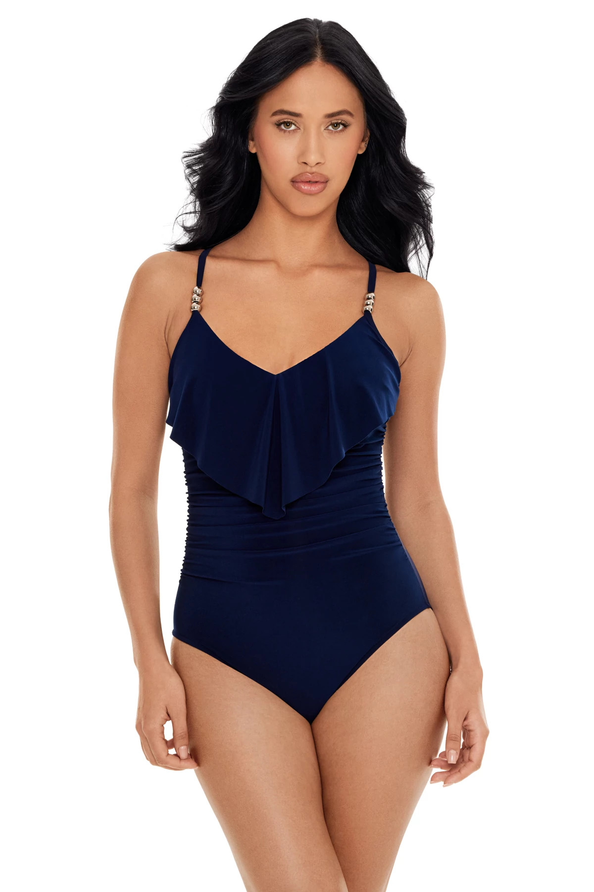 NAVY Isabel Flounce One Piece image number 1