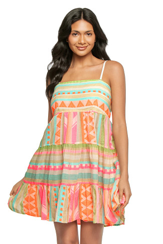 NEON AZTEC Neon Aztec Mini Dress