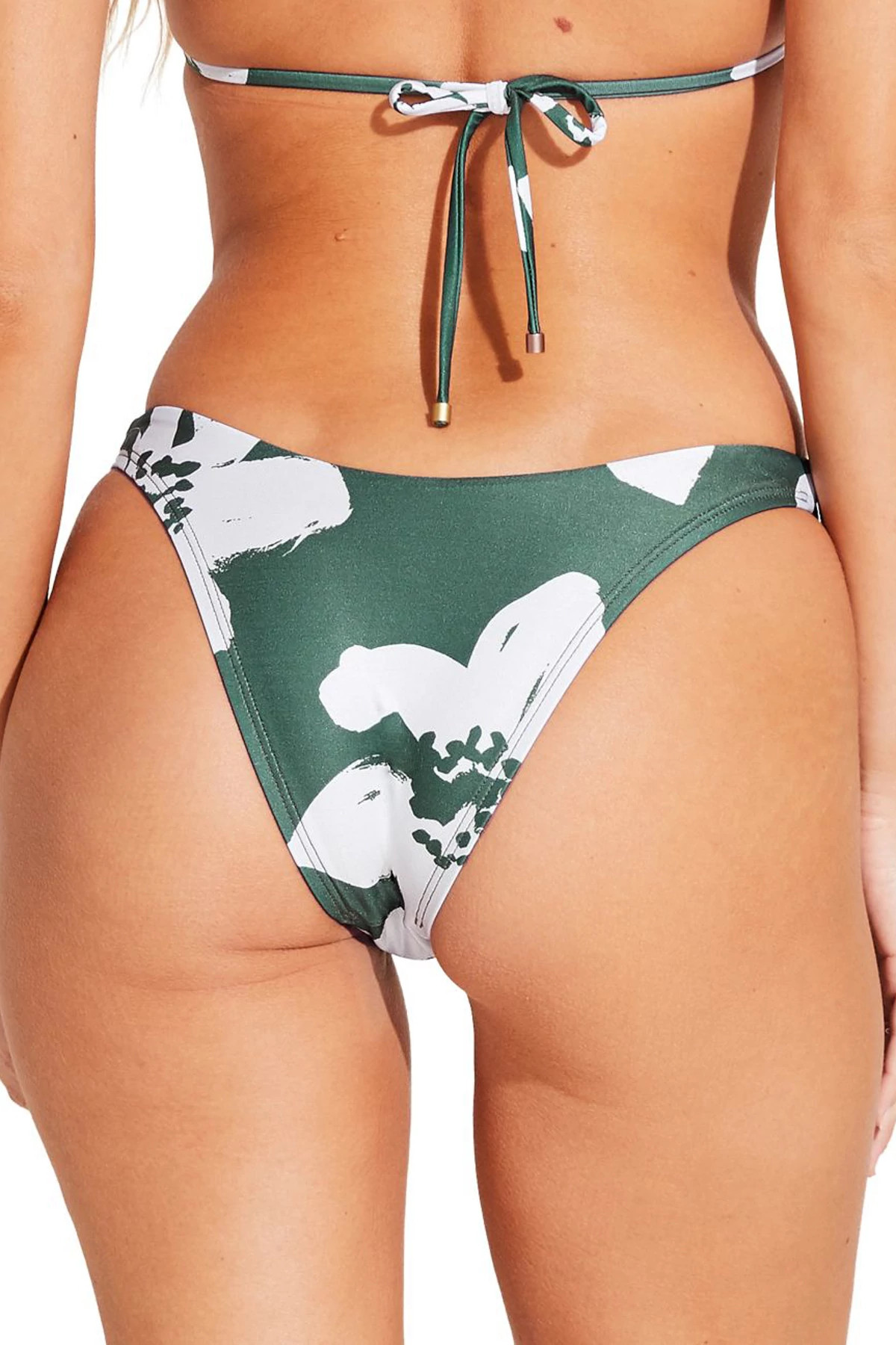 ALOE BLOOM California High Leg Brazilian Bikini Bottom image number 2