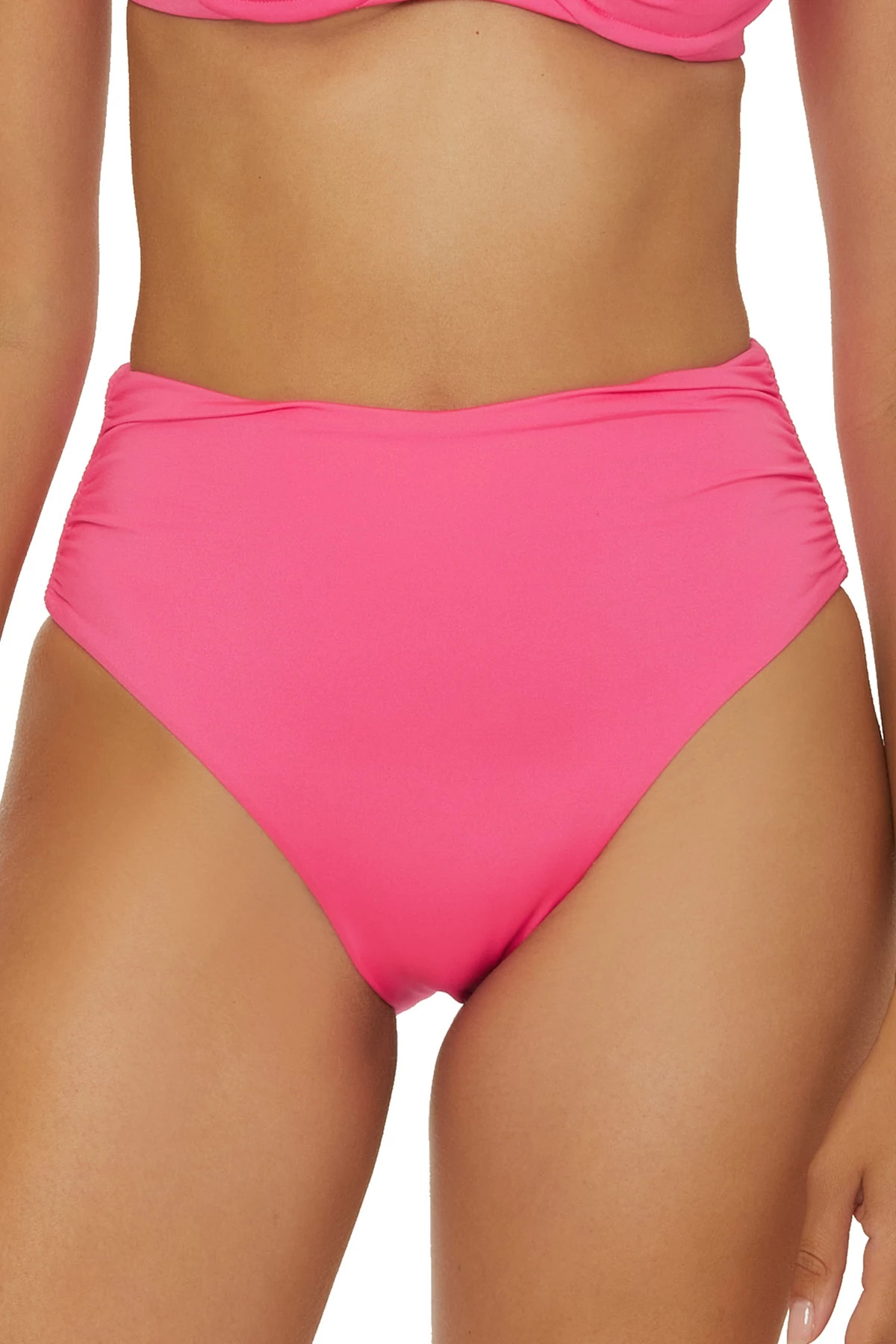 POINT PINK Monaco High Waist Bikini Bottom image number 1