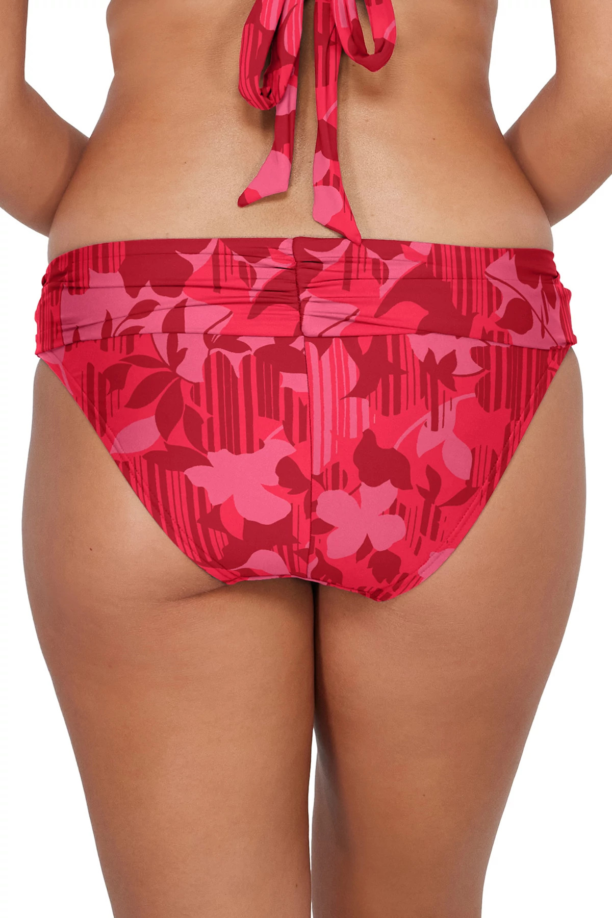 RAMBLING ROSE Unforgettable Banded Hipster Bikini Bottom image number 2