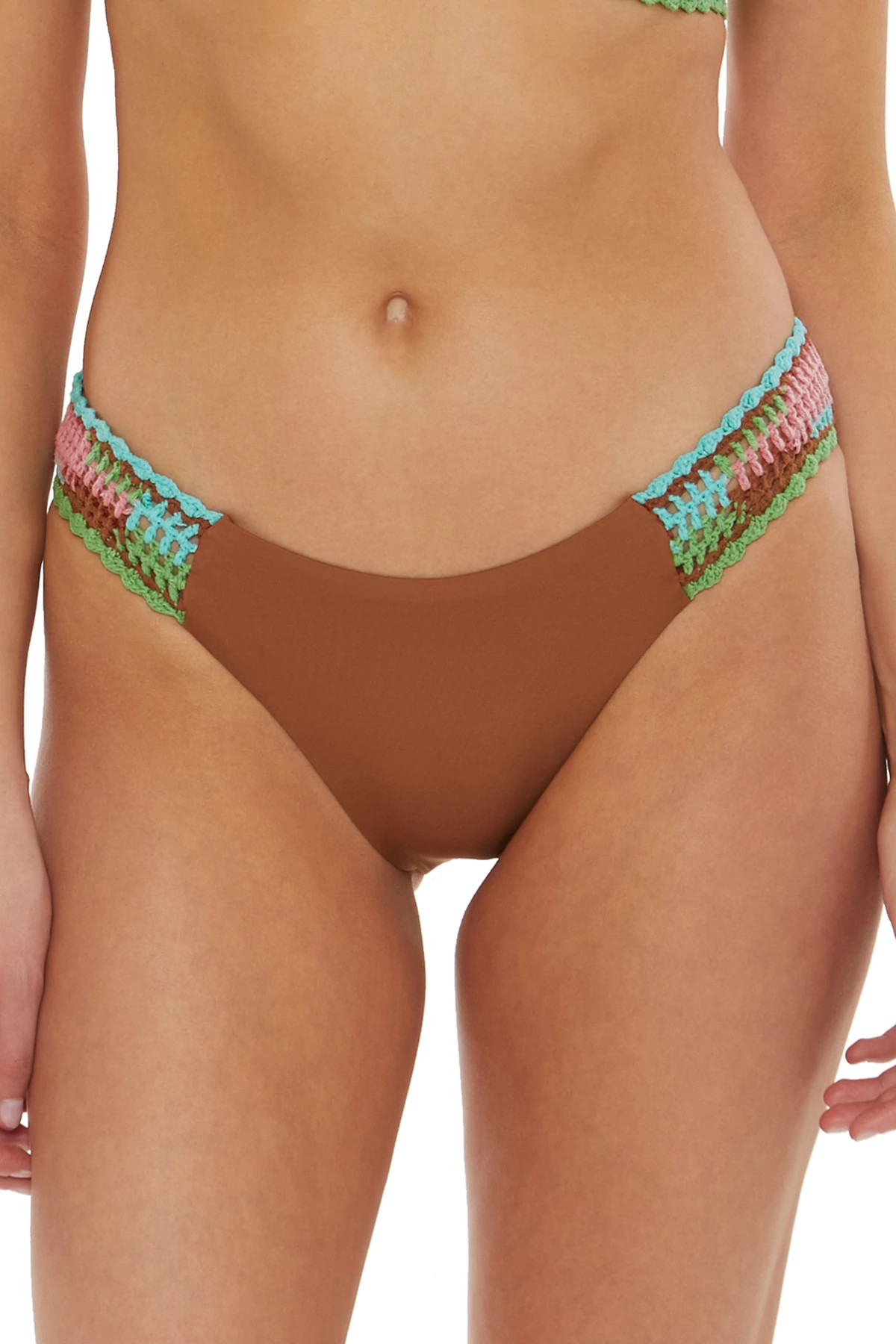 MULTI Crochet Hipster Bikini Bottom image number 1