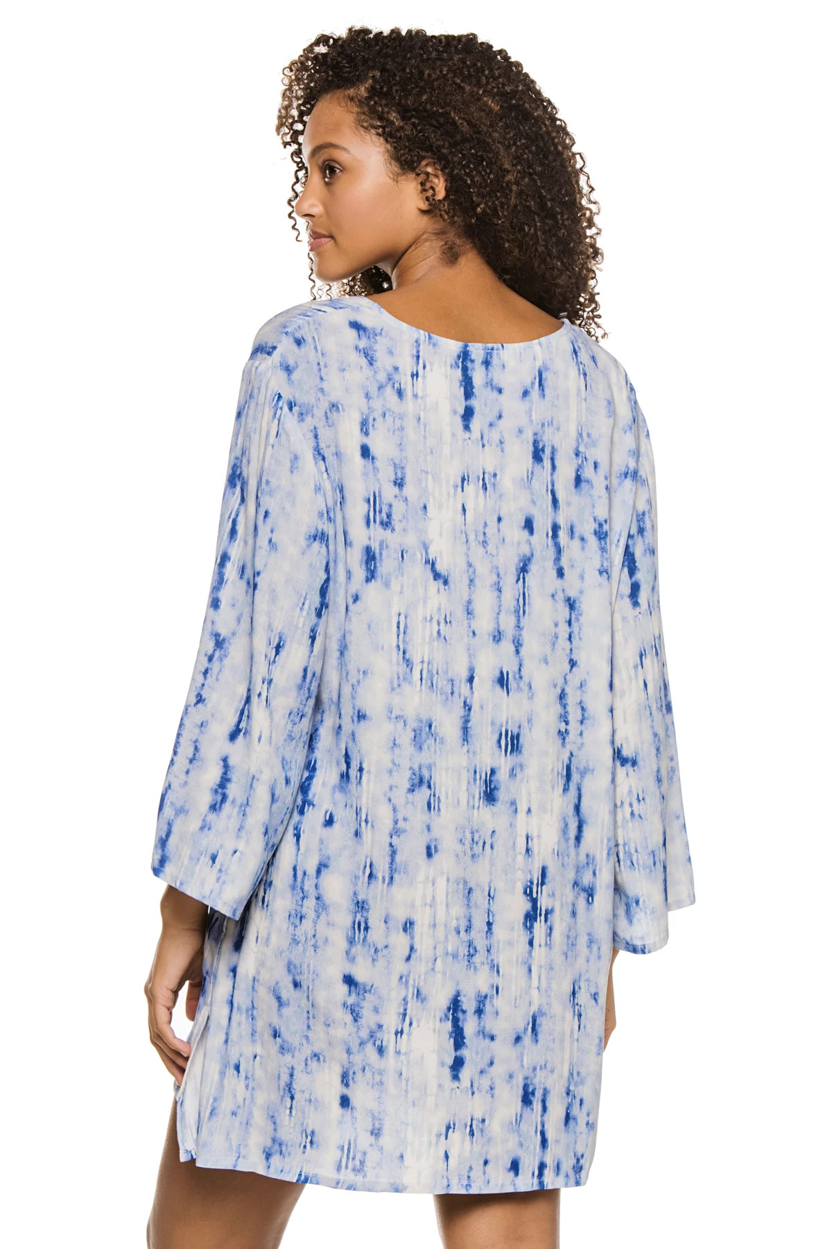 BLUE Lagoon Lace Up Tunic image number 2