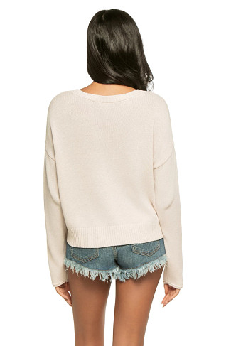 LIGHT OATMEAL HEATHER Coastal Boyfriend Sweater