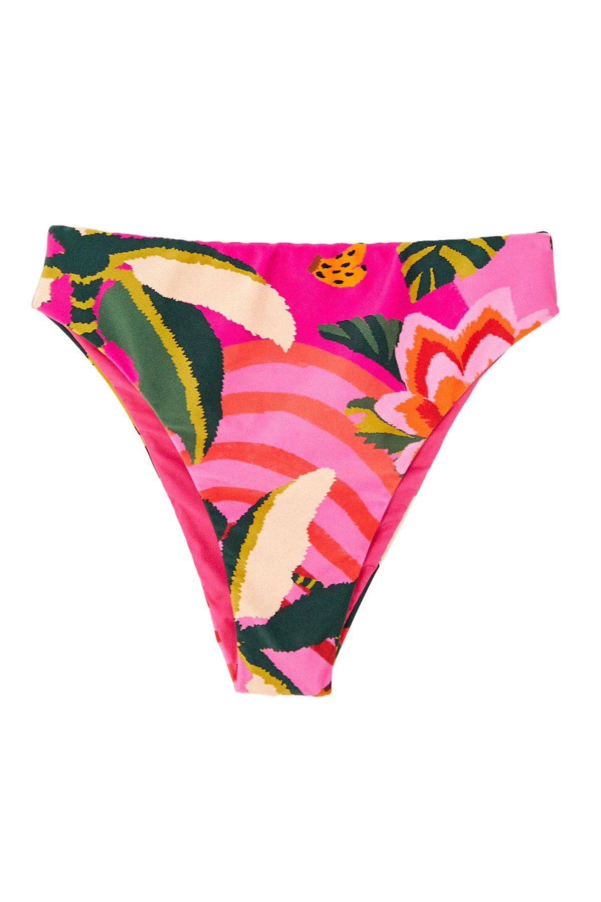 RIO – The Brazilian Cut Bikini Bottom Pink Leopard 