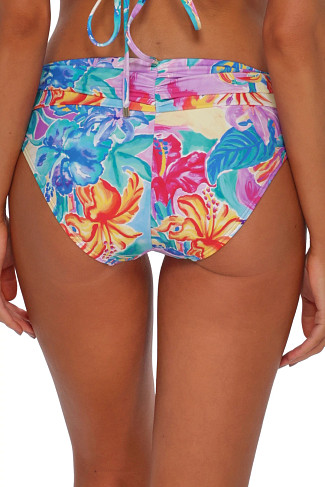 ALOHA VISTA Unforgettable Banded Hipster Bikini Bottom
