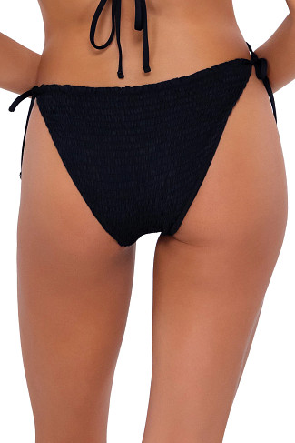 BLACK Kali Tie Side Hipster Bikini Bottom