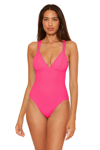 PUNCH/CORAL ROSE Abigail Reversible One Piece Swimsuit