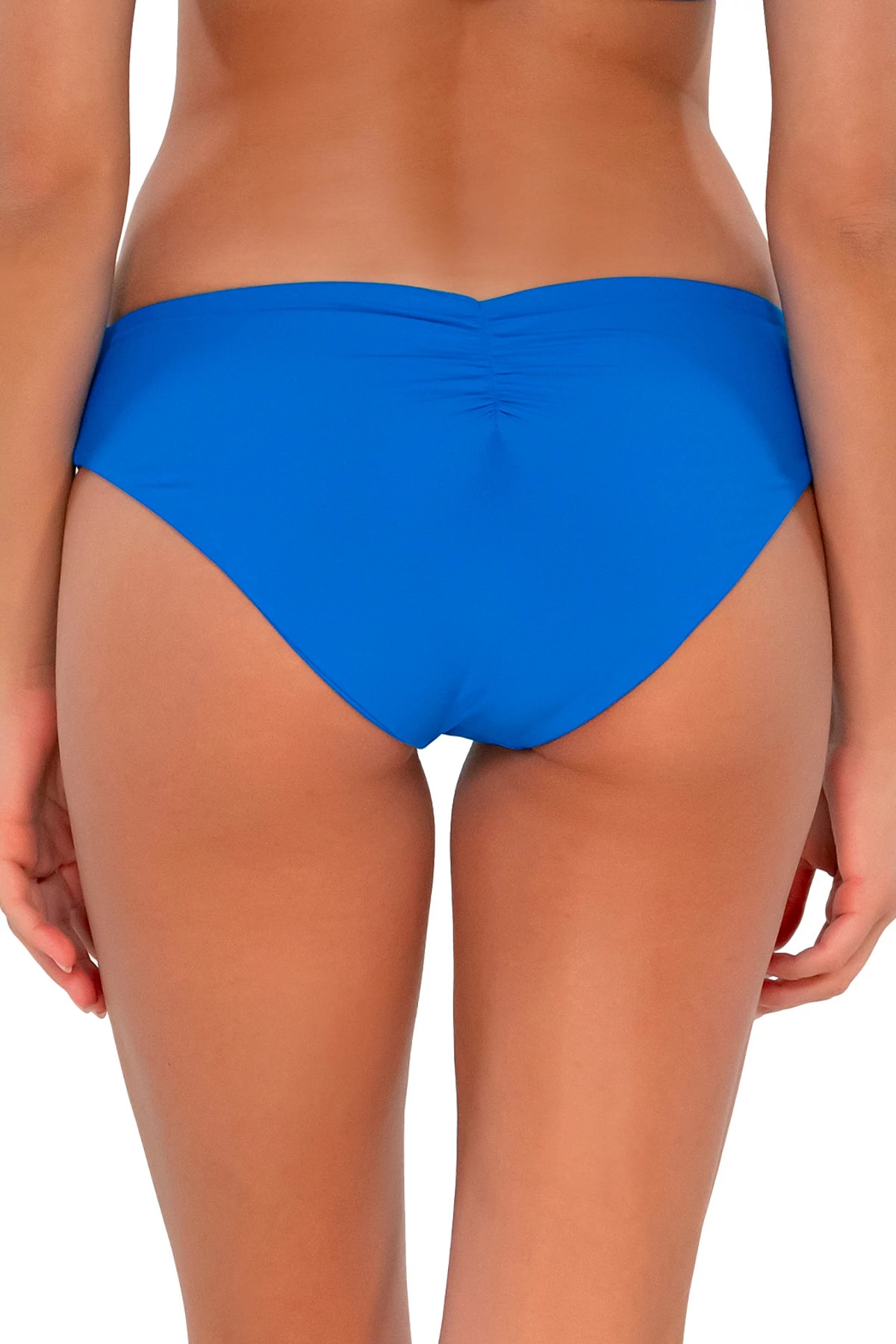 ELECTRIC BLUE Alana Hipster Bikini Bottom image number 2