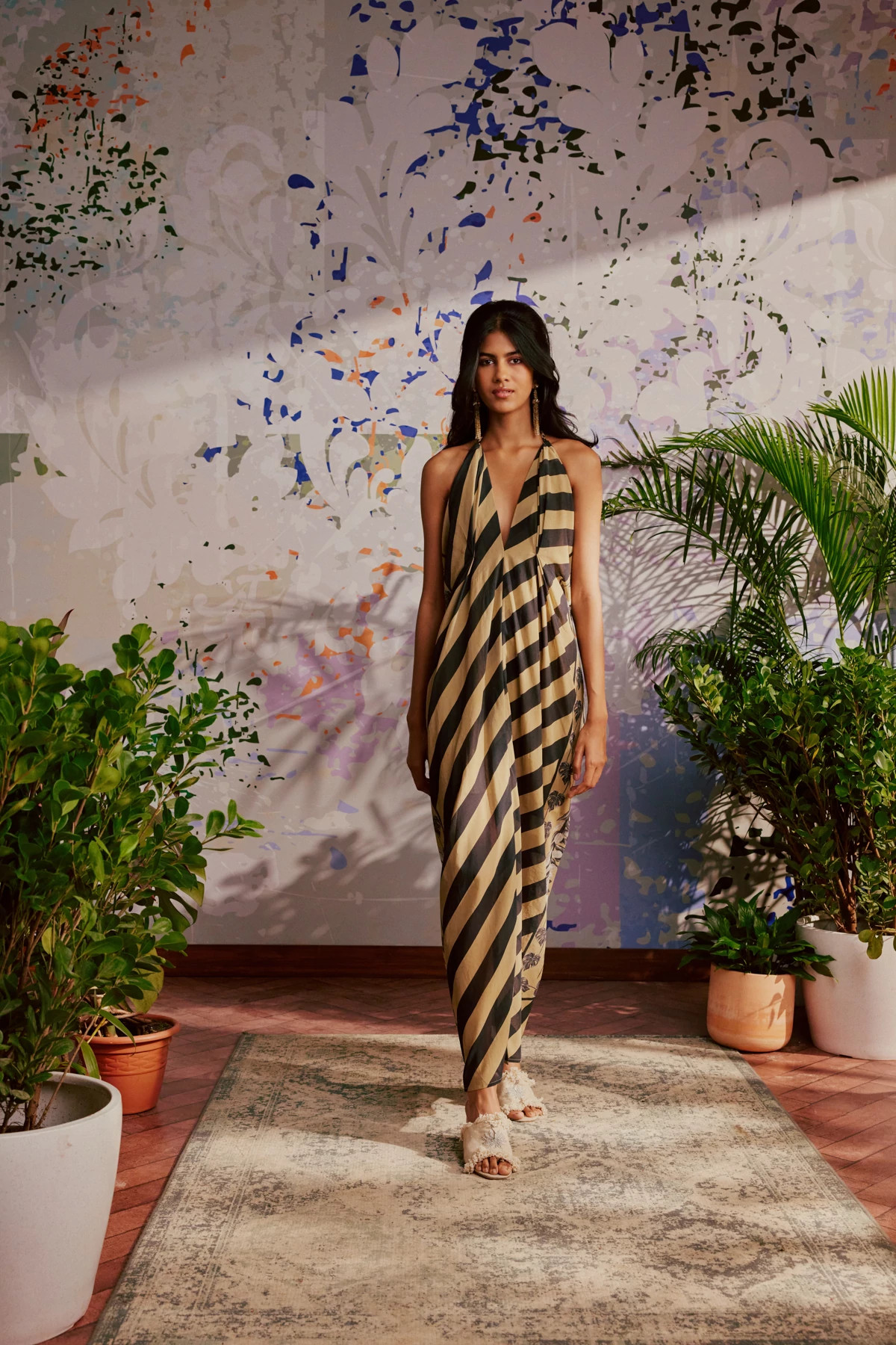 Draped Maxi Dress Everything But Water