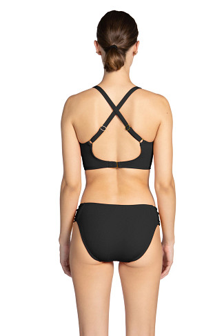 LICORICE Amy Banded Triangle Bikini Top