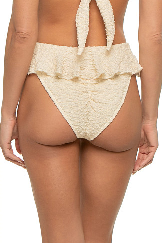 AMALIA TEXTURE Tamarindo Ruffle High Waist Bottom
