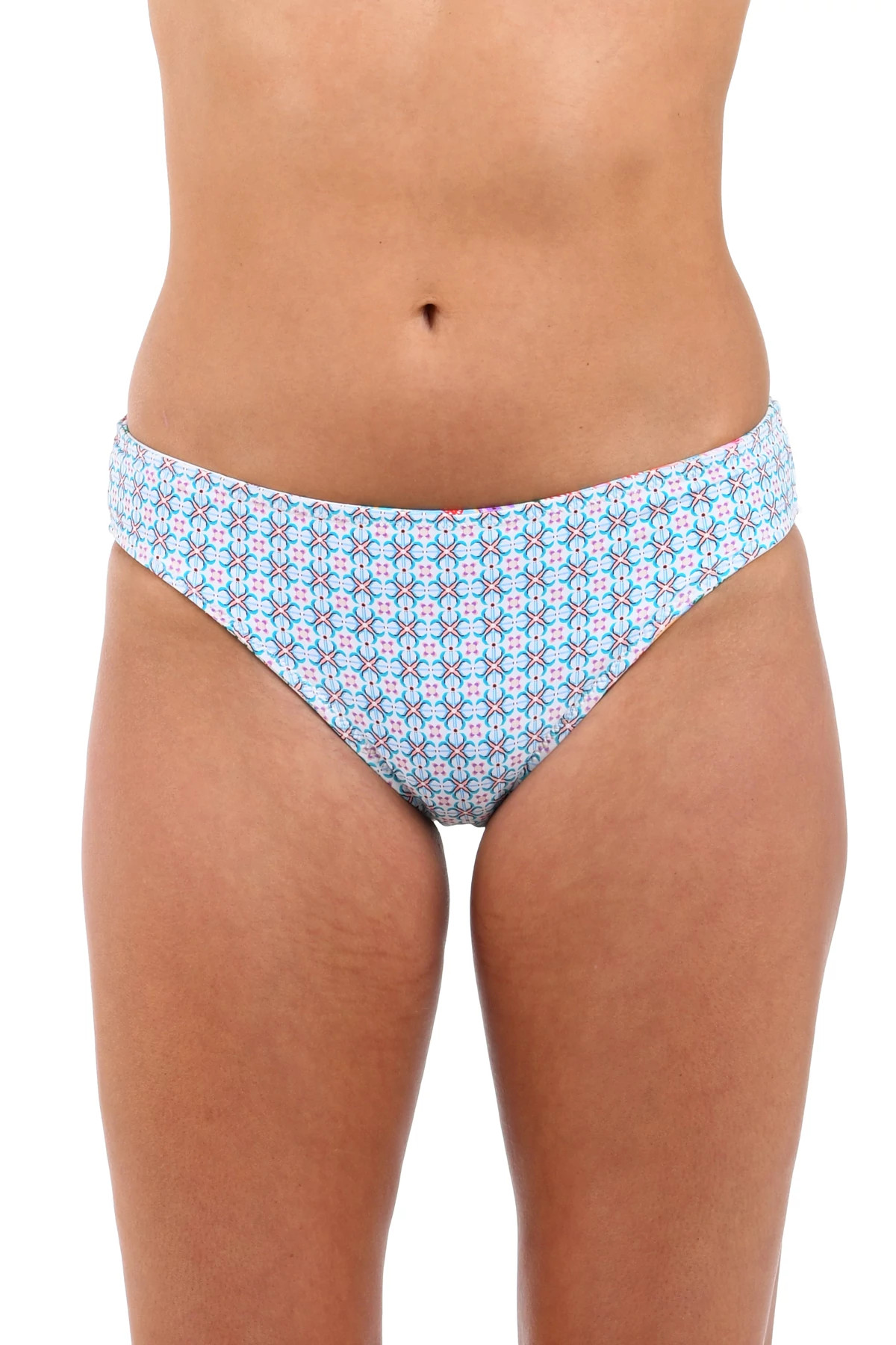 WHITE Riviera Reversible Hipster Bikini Bottom image number 2