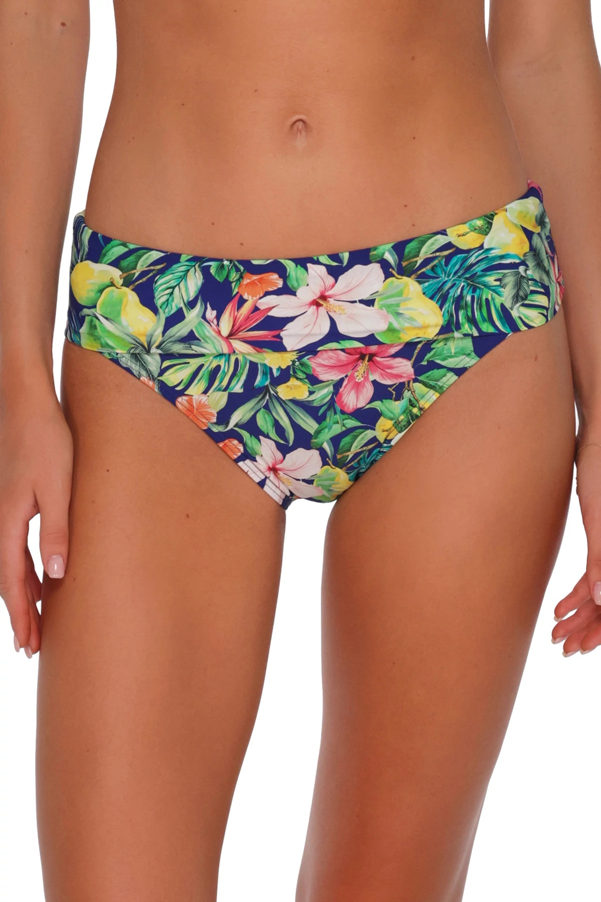 SEASIDE HARVEST Hannah High Waist Bikini Bottom image number 2