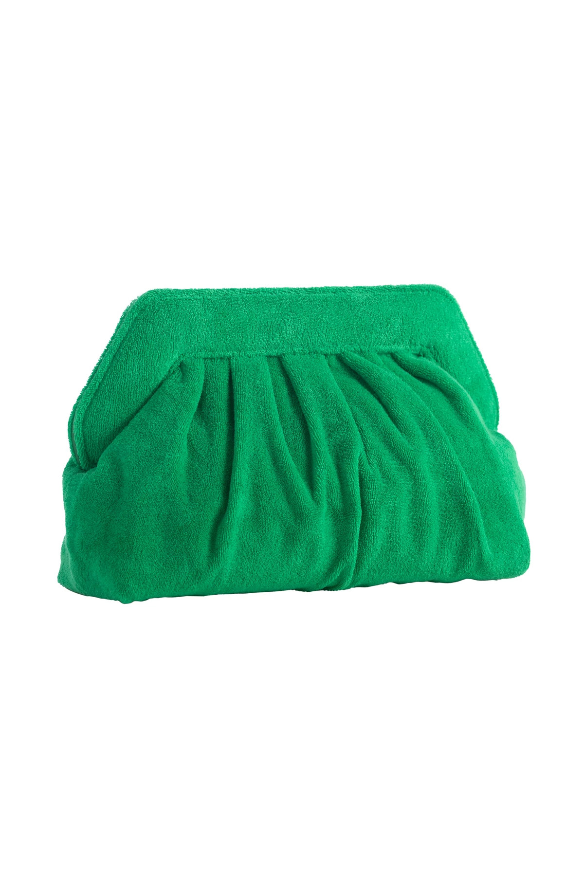 GREEN Greta Terry Clutch  image number 2
