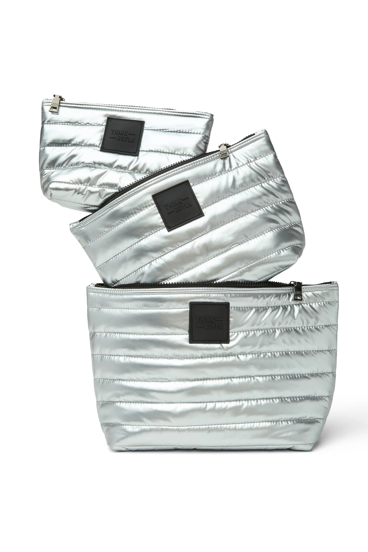 PEARL SILVER Travel Trio Pouch image number 1