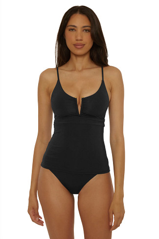 BLACK Tatum Convertible Tankini Top