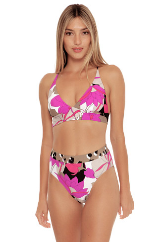 MULTI Lynx Reversible Bralette Bikini Top
