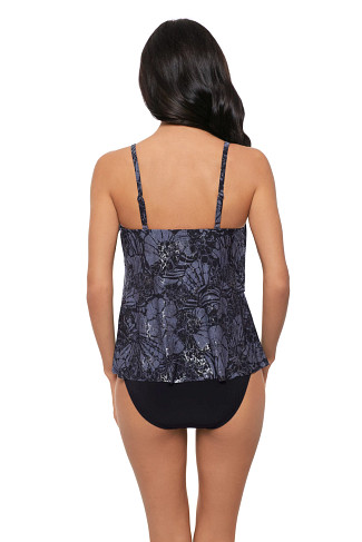 BLACK/MULTI Chloe Tankini Top