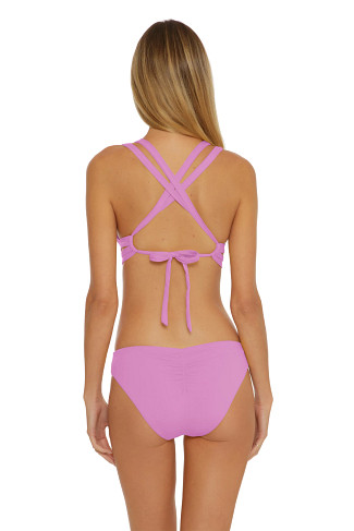 ORCHID Elaine Banded Triangle Bikini Top