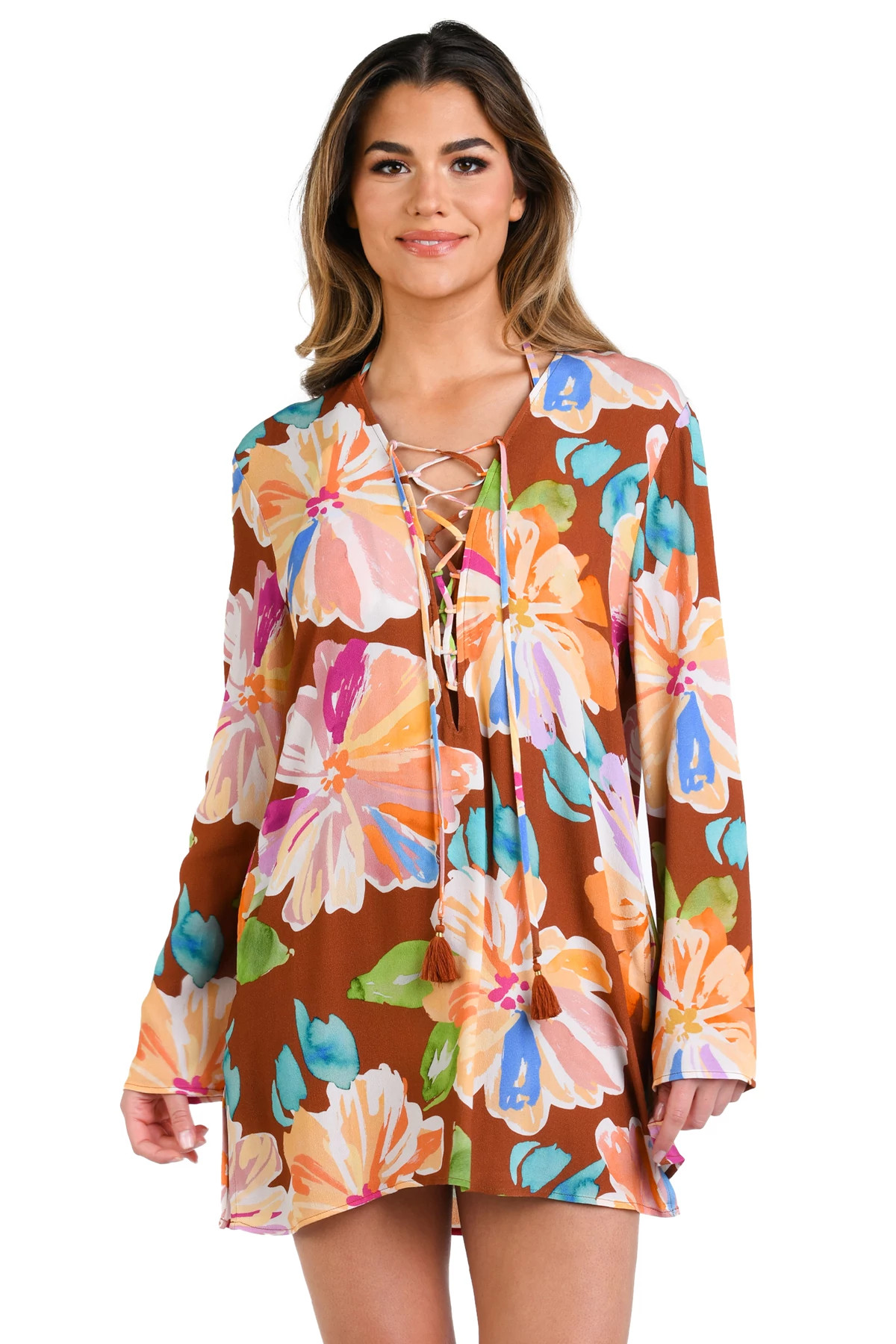 CINNAMON Saharan Sands Long Sleeve Tunic image number 1