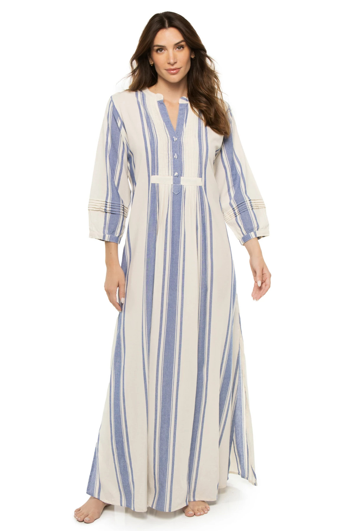 FRENCH STRIPE BLUE Sammie Maxi Dress image number 1