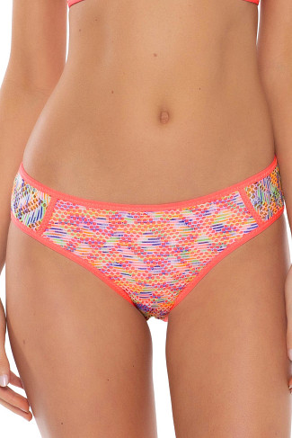 CORAL Crochet Tab Side Hipster Bikini Bottom