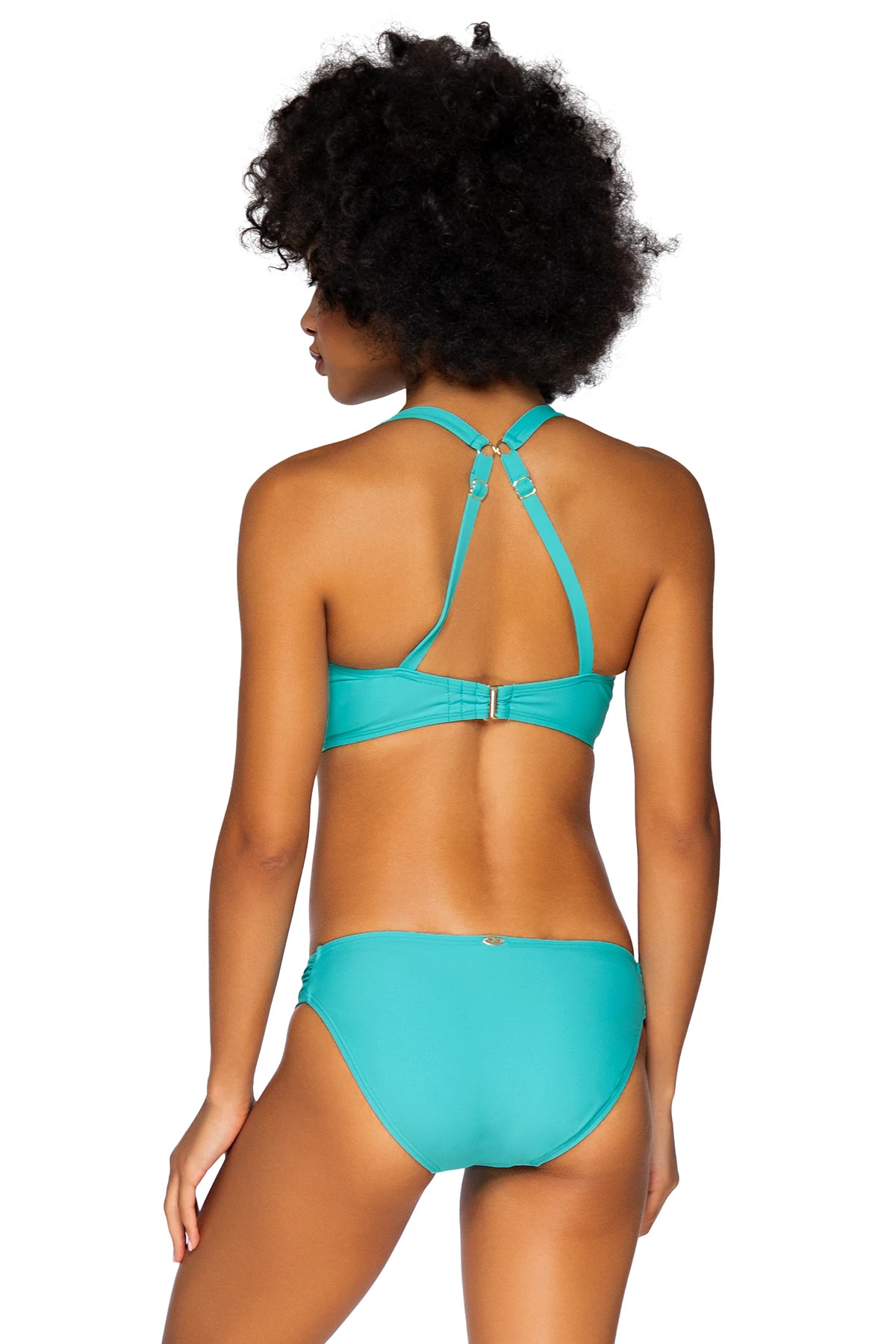 SEASIDE AQUA Taylor Bralette Bikini Top (E-H Cup) image number 2