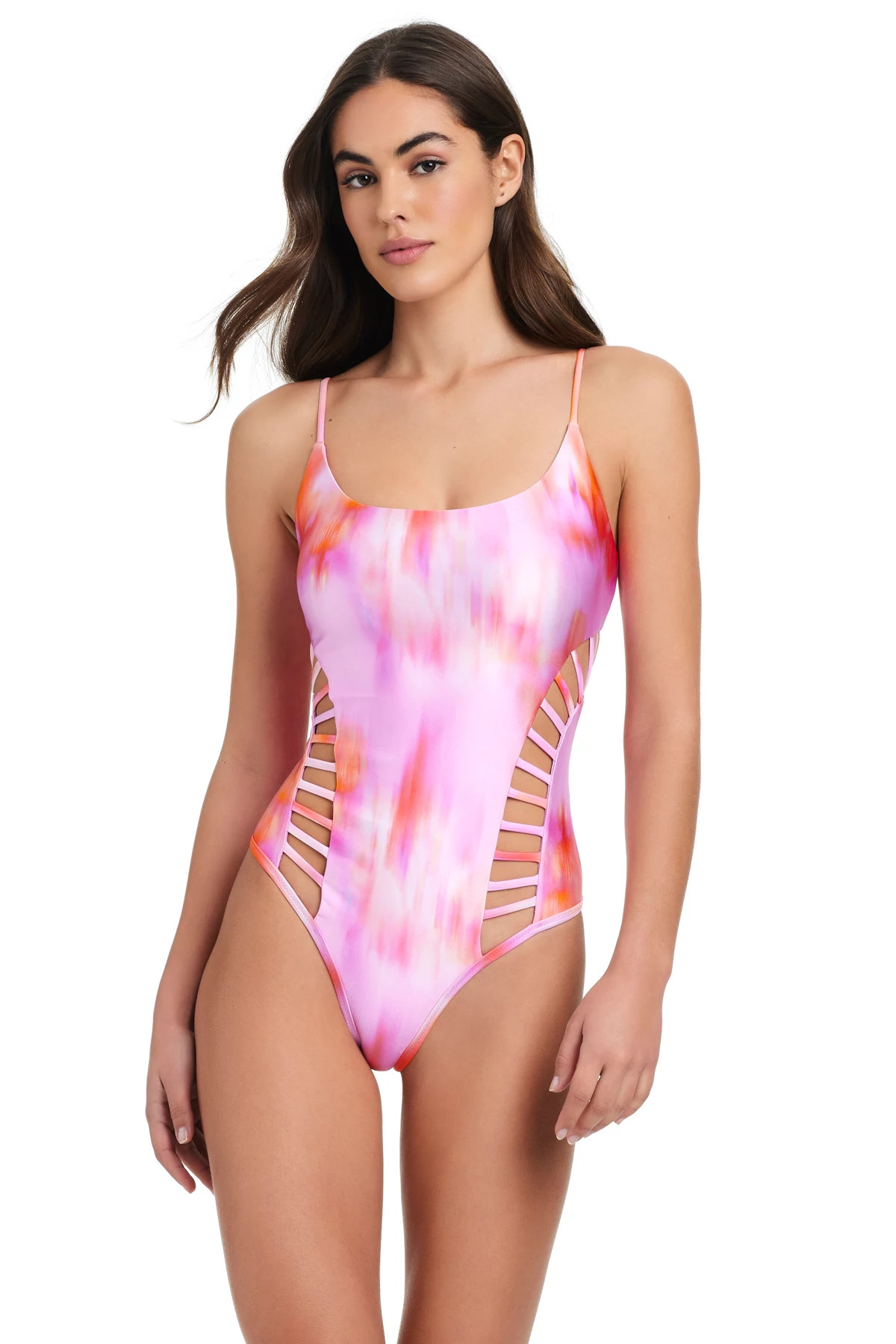 SWEET PERFUME MULTI Flare One Piece Swimsuit image number 1