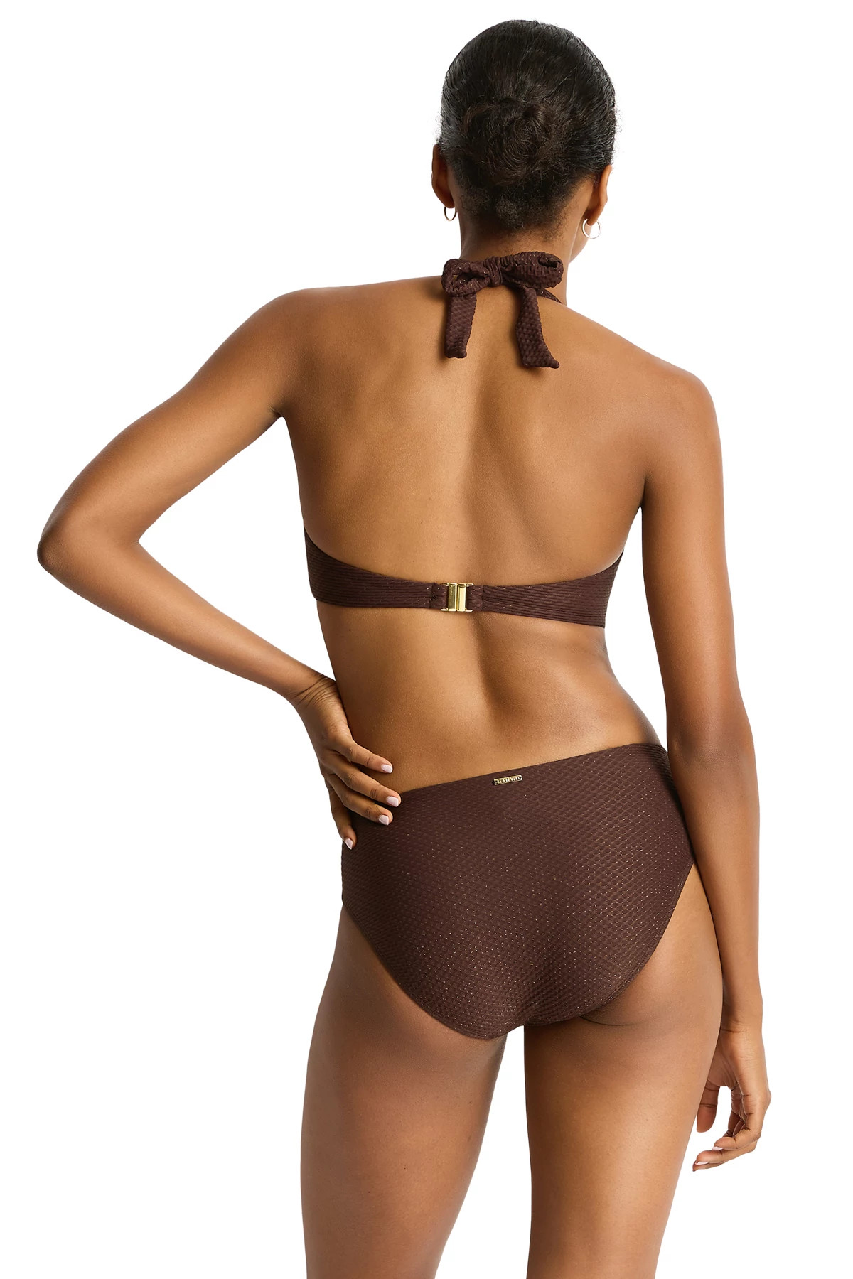 COCOA Halter Chain Link Bikini Top image number 2