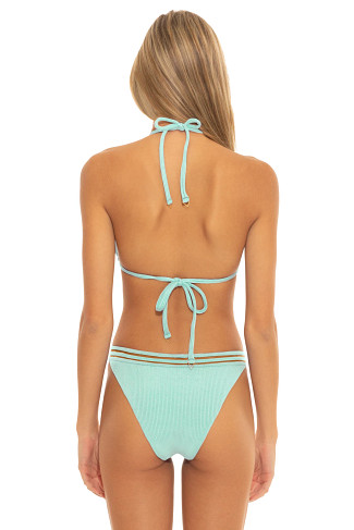 ARUBA Ribbed Sliding Triangle Bikini Top