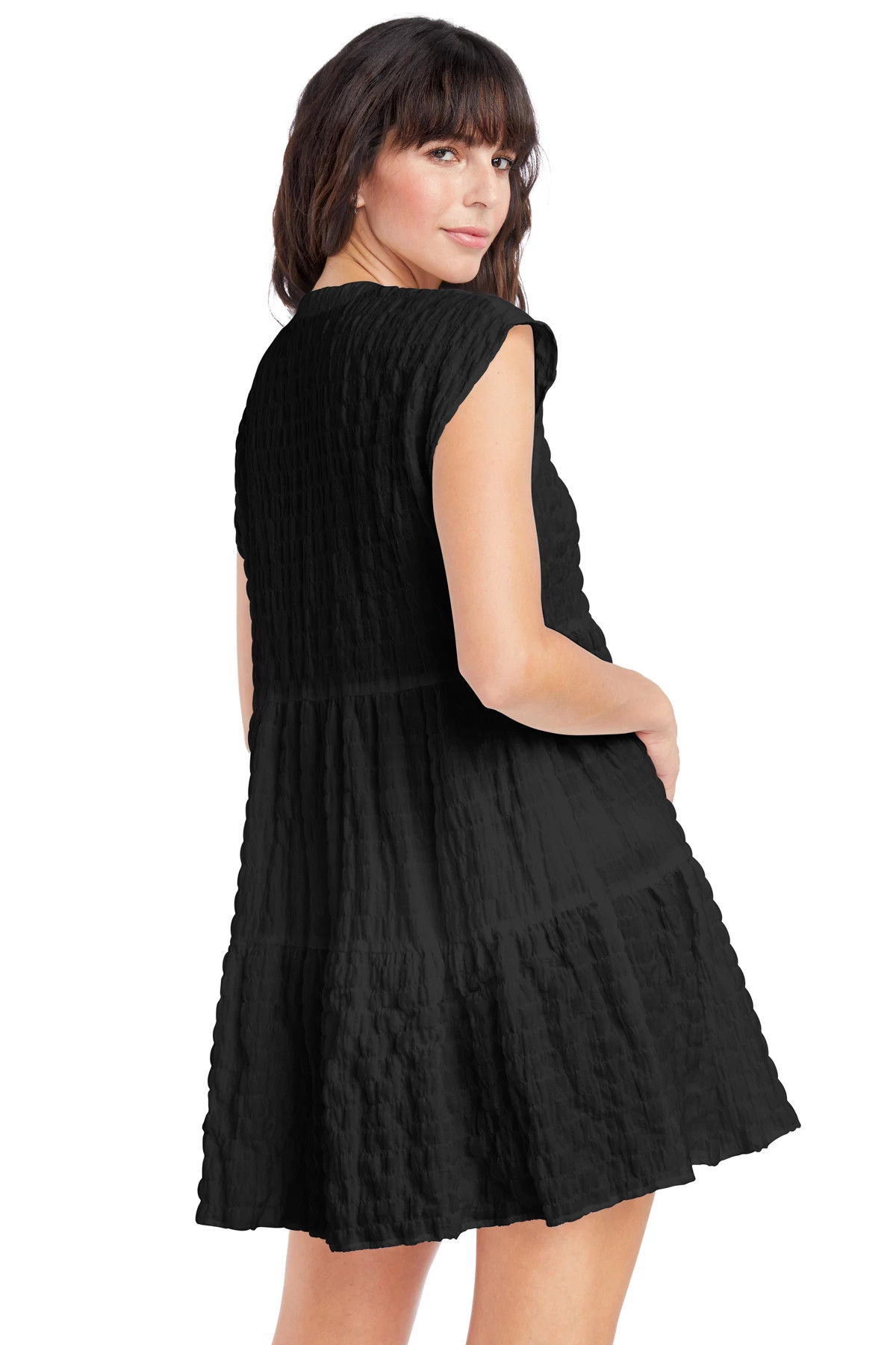 BLACK Fiona Tiered Tunic image number 2