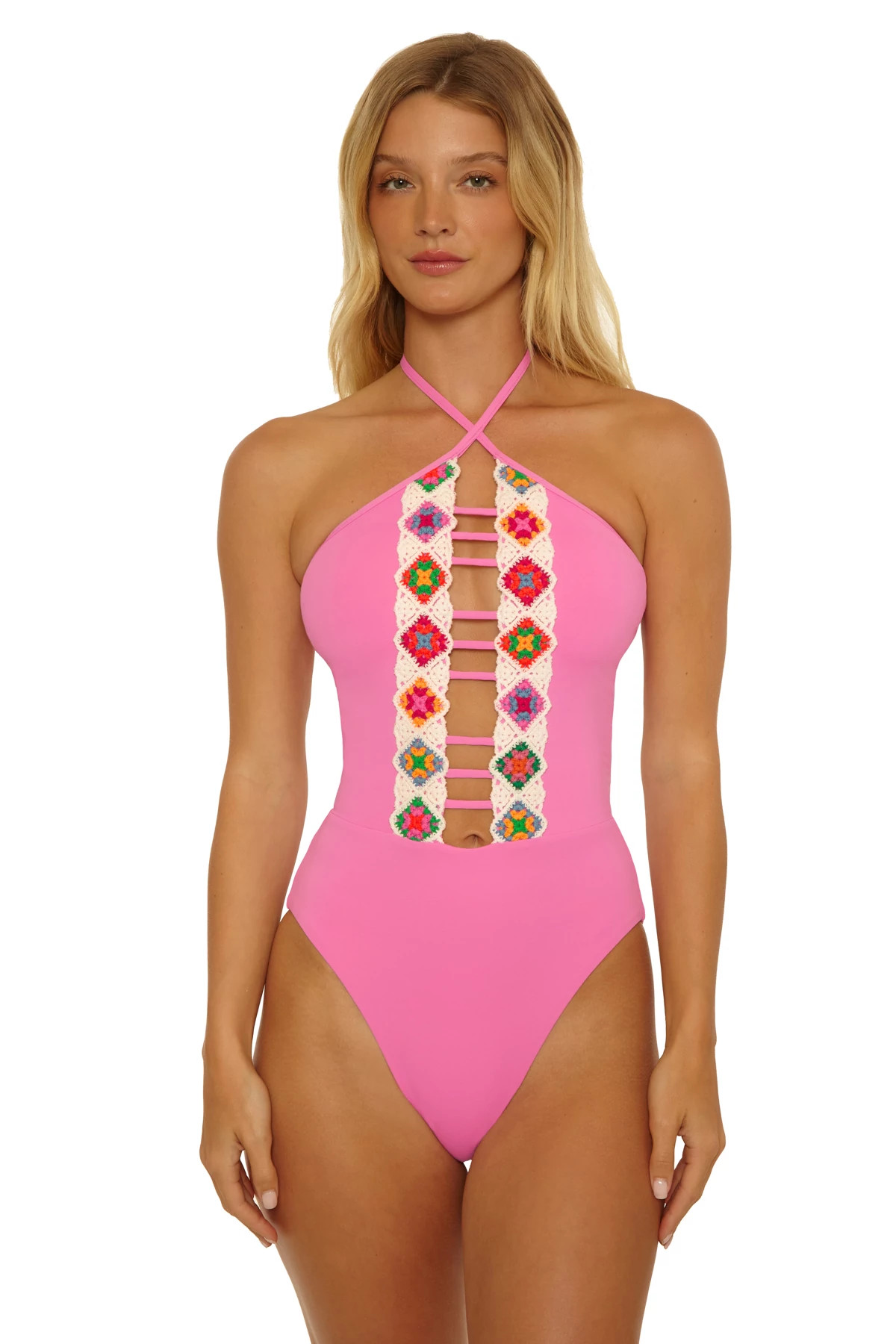 PINKIE 1969 High Neck One Piece Swimsuit image number 1