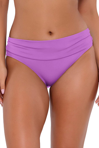 BERRY BURST Unforgettable Shirred Bikini Bottom
