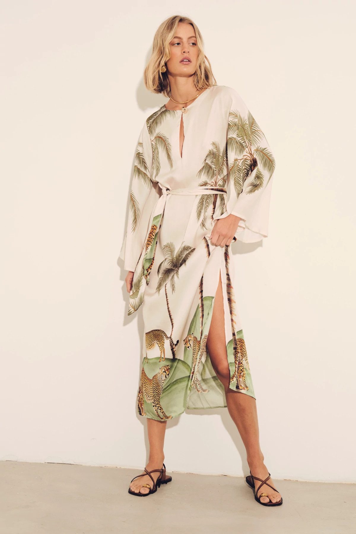 CHEETAH PALM Lee Caftan image number 4