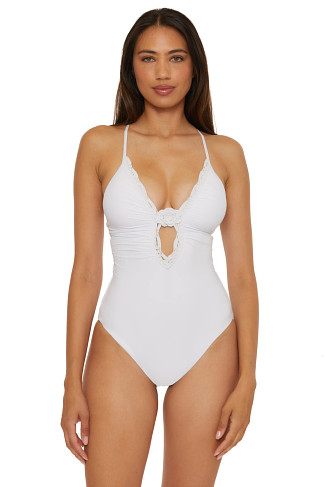 WHITE Clare One Piece Swimsuit