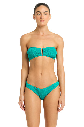 AQUATIC Blake Bandeau Bikini Top