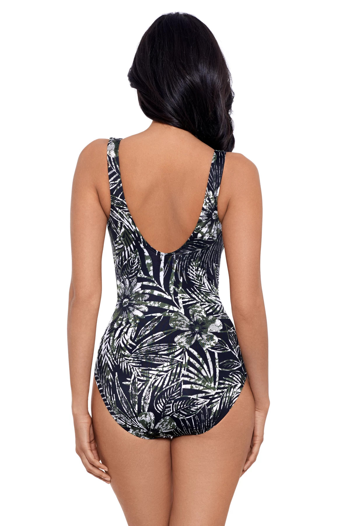BLACK/MULTI Zahara It's A Wrap One Piece Swimsuit image number 2