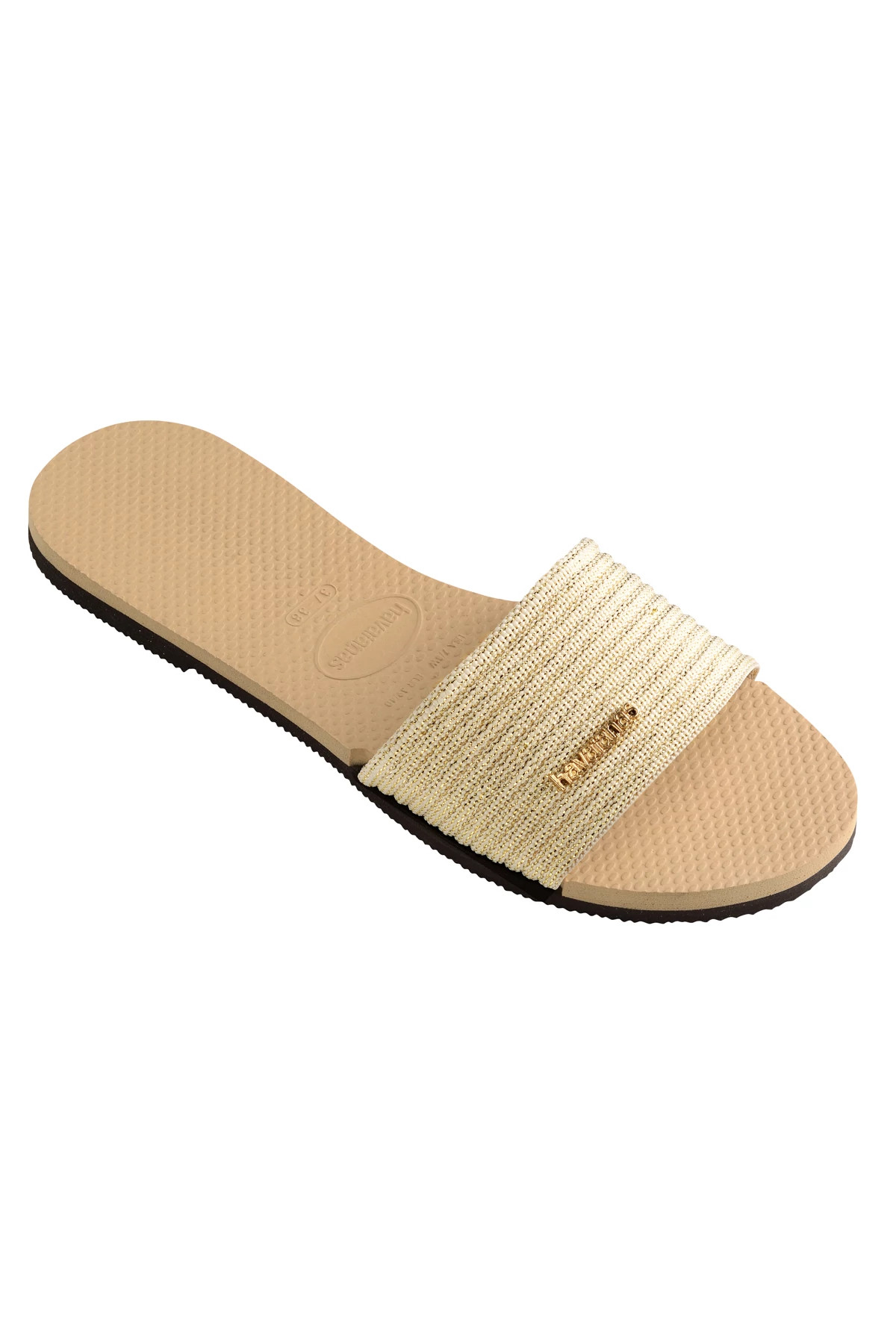 GOLD Malta Metallic Sandals image number 2